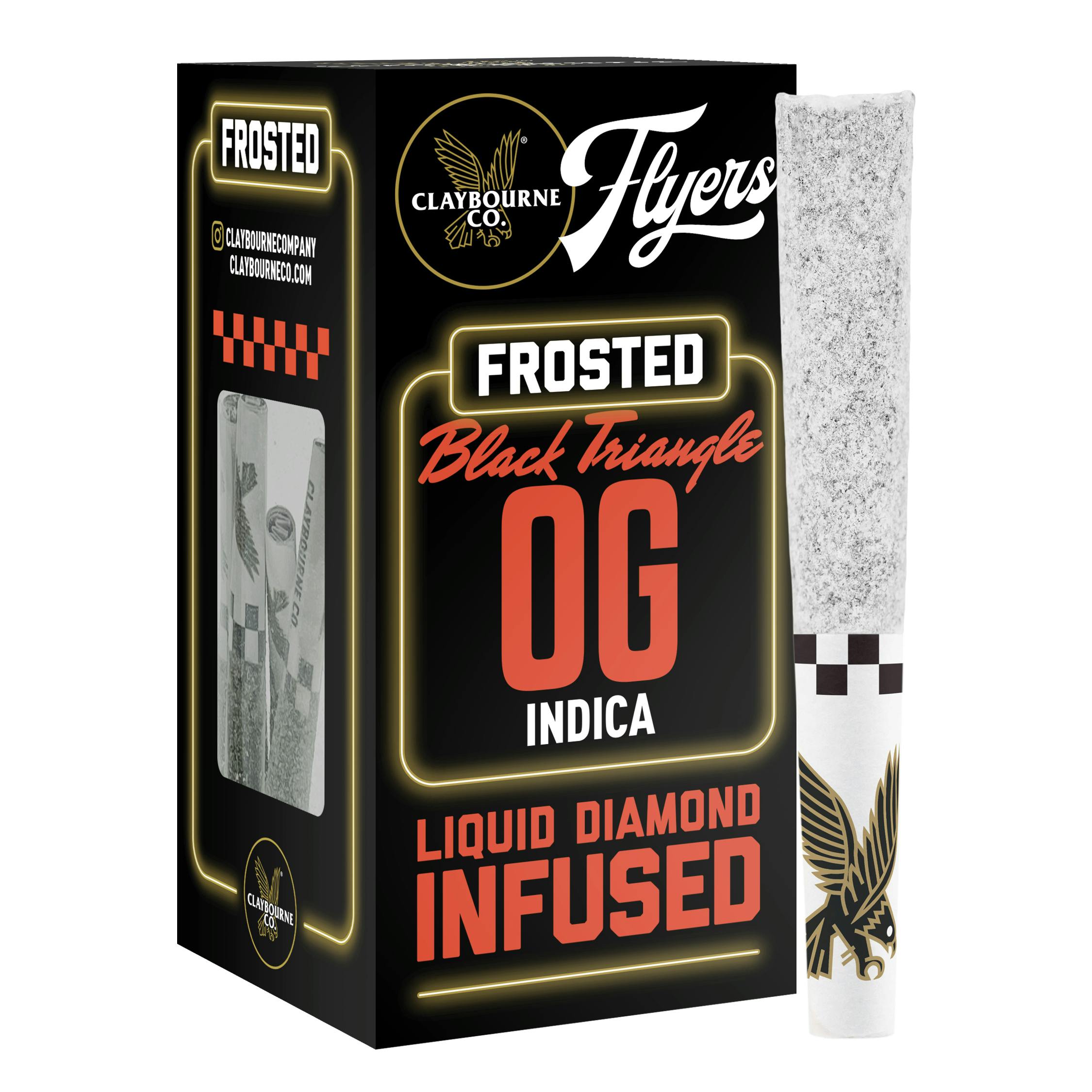 Photograph of product: Black Triangle Og | Frosted Flyers (5 Pack)