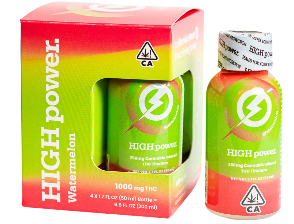 Photograph of product: High Power | Tincture (4pk) | Watermelon (6.8oz)