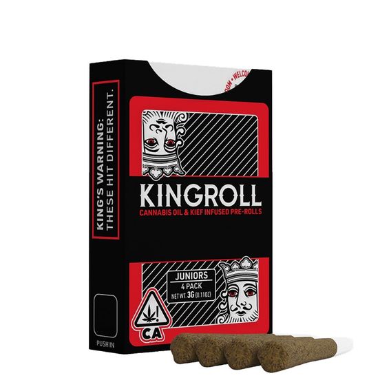 Photograph of product: Kingpen Infused Pre-roll Pack Watermelon Z x Cannalope Kush 3g - 