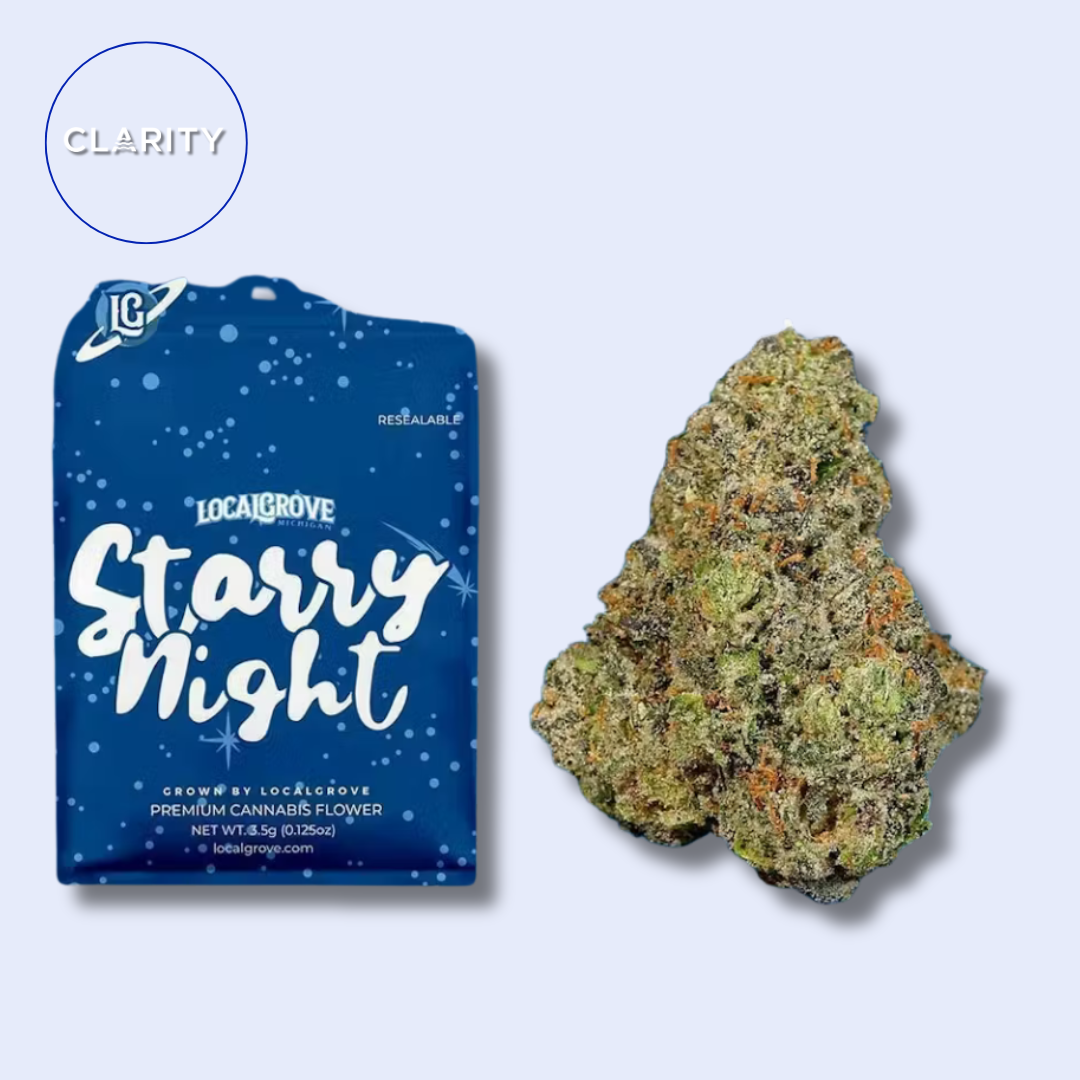 Photograph of product: Local Grove Prepackaged Flower | Starry Night - 3.5g