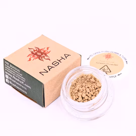 Photograph of product: Nasha | Green Unpressed au chocolat Papaya Punch