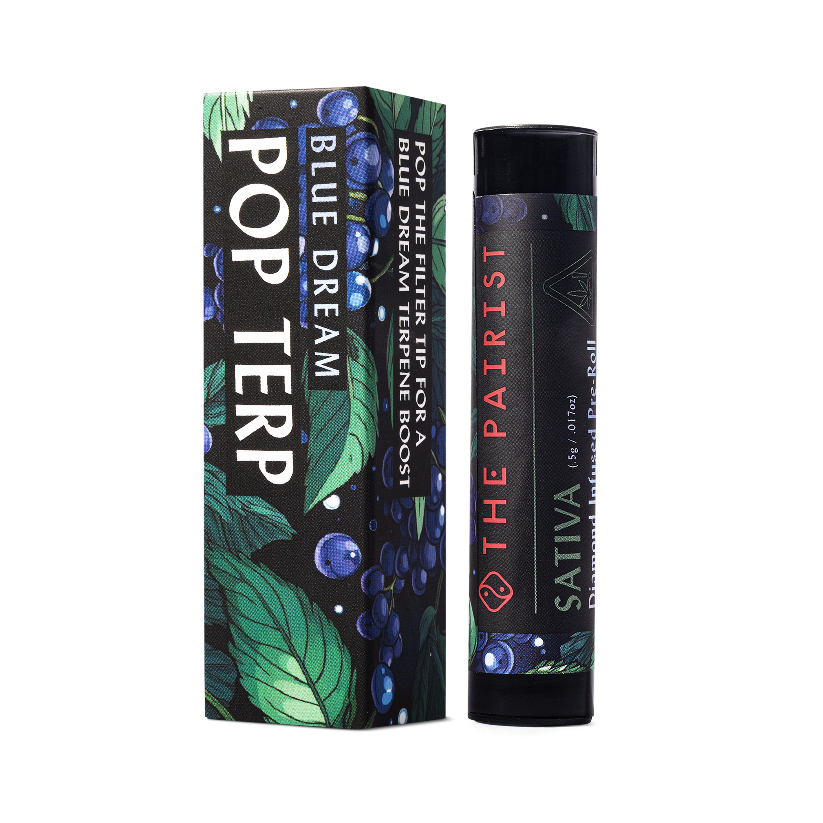 Photograph of product: Pop Terp Blue Dream Diamond Pre-Roll