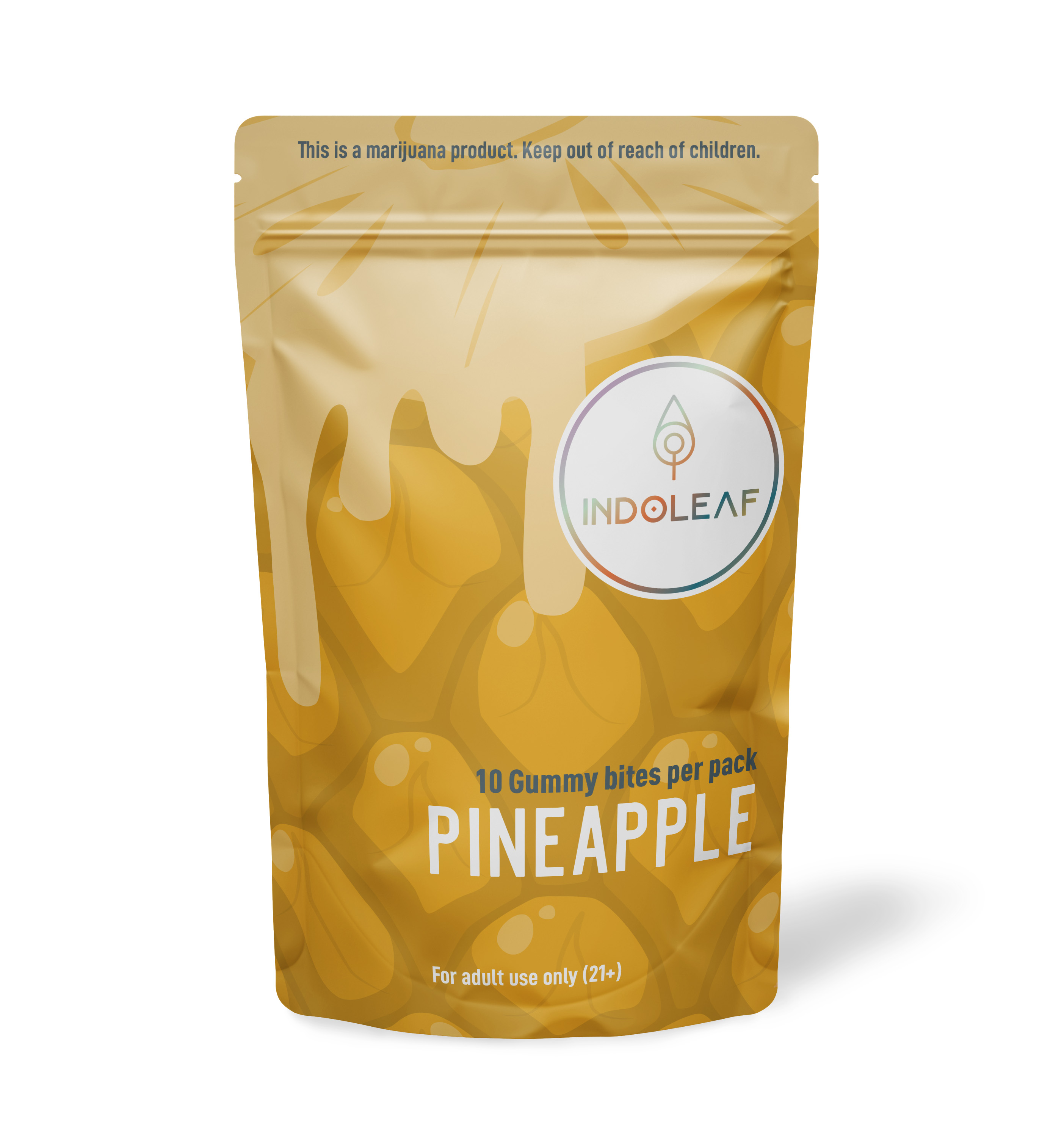 Photograph of product: IndoLeaf | Pineapple | Gummy 100 mg [#63]