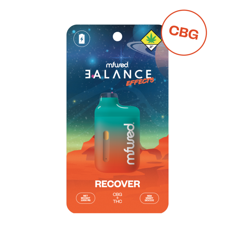 Photograph of product: Mfused Balance Effects Jefe Recover CBG Disposable