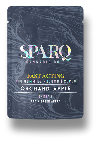 Photograph of product: Sparq Orchard Apple Gummies | 100mg