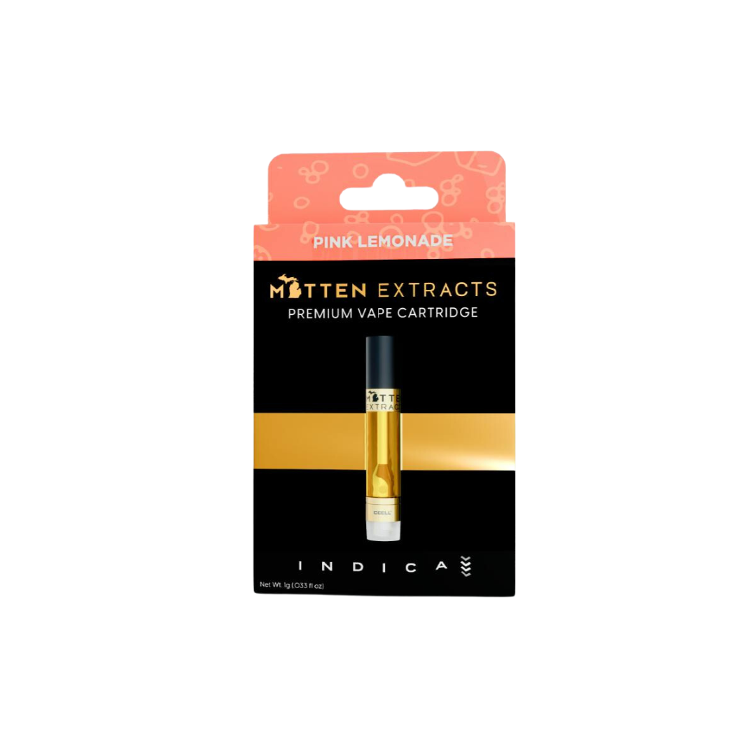Photograph of product: Mitten Extracts | Pink Lemonade Distillate Cartridge | 1g