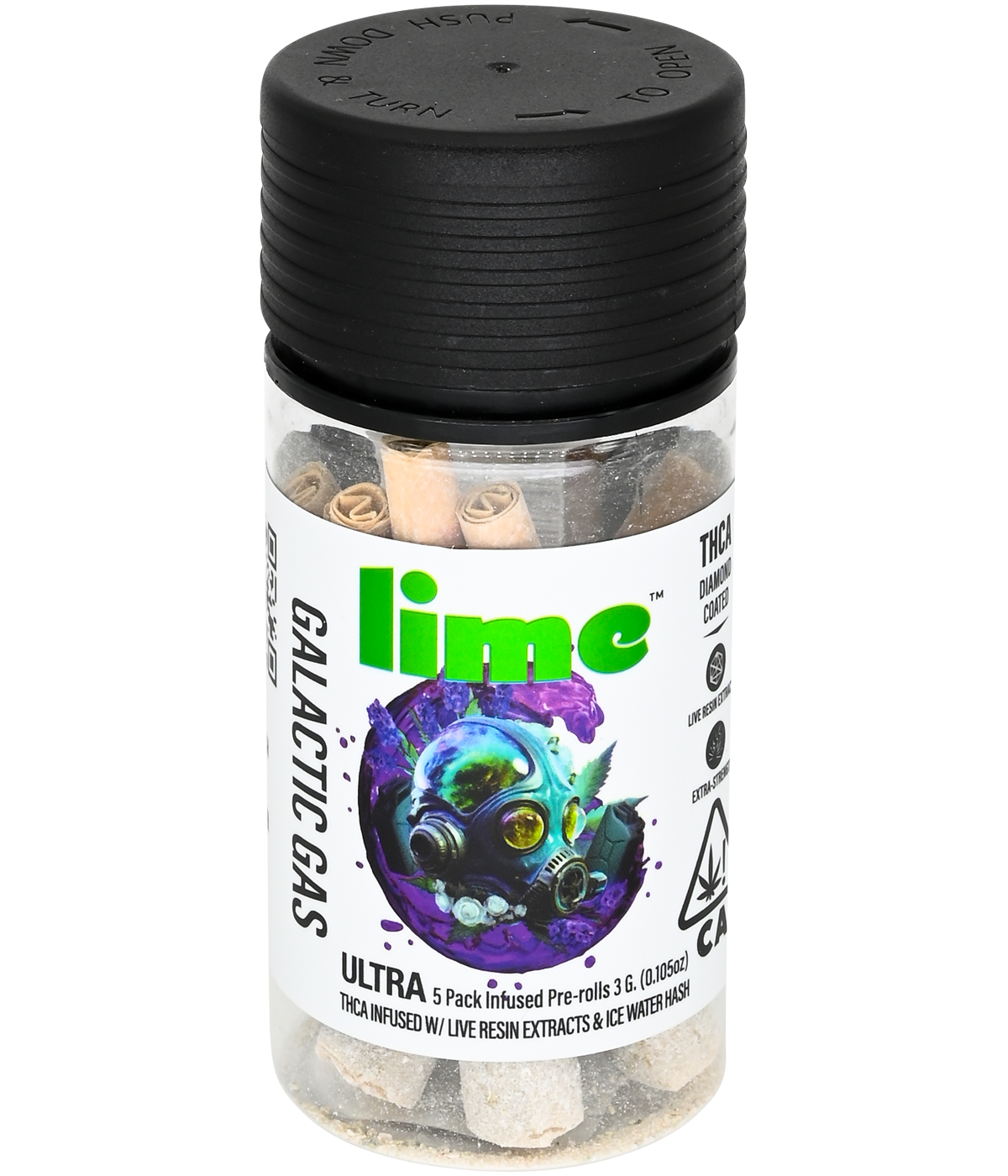 Photograph of product: Galactic Gas Ultra Infused - Preroll-3g
