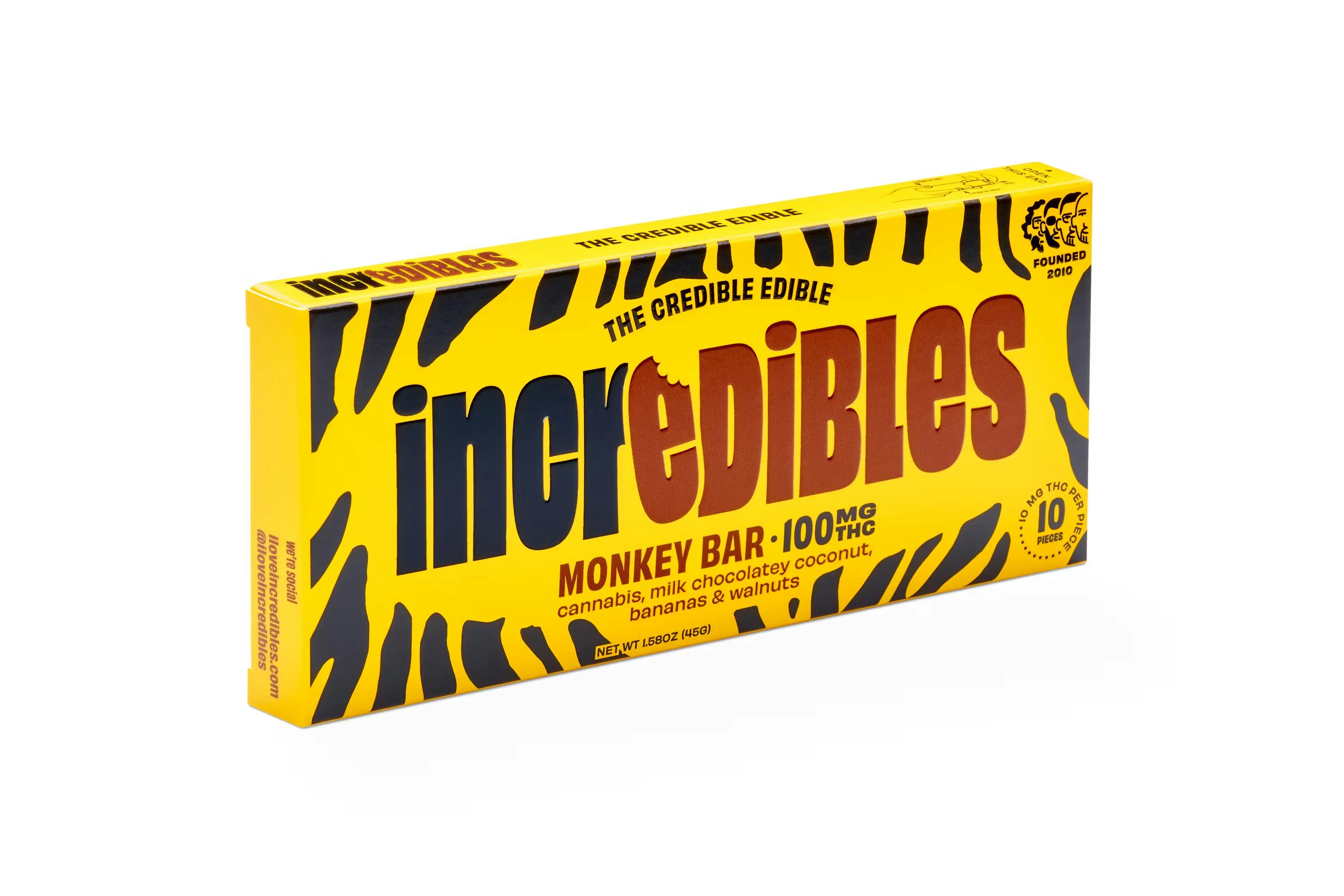 Photograph of product: Incredibles  | Monkey Bar | 100MG