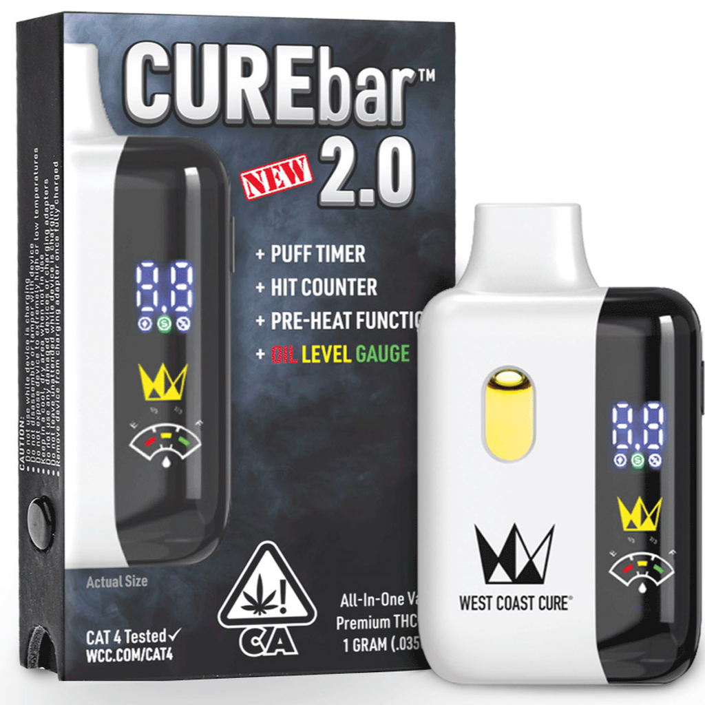 Photograph of product: CUREBAR 2.0 ALL-IN-ONE - BLUEBERRY KUSH 1G