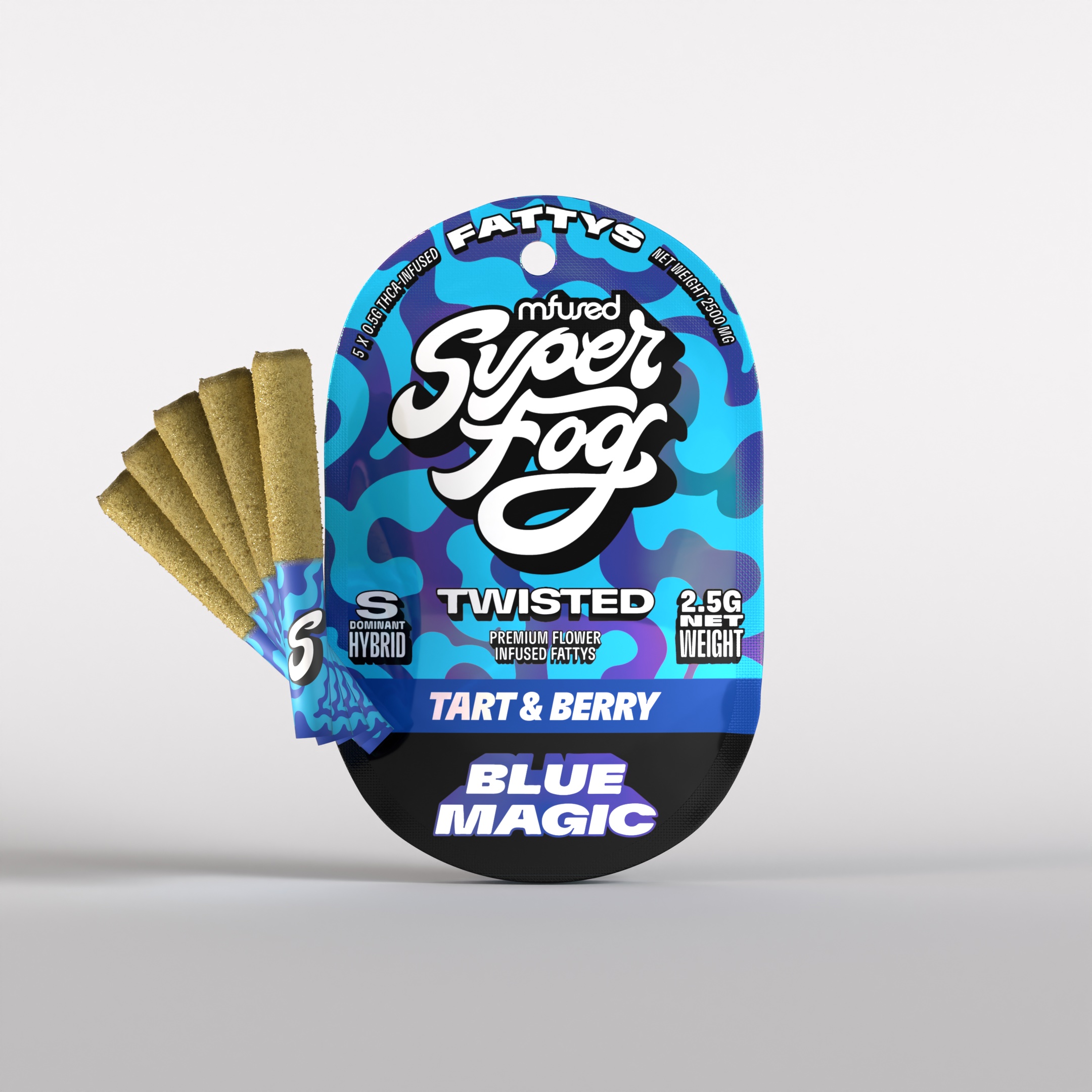 Photograph of Product: Blue Magic Infused Pre-Roll | 5 x 0.5g