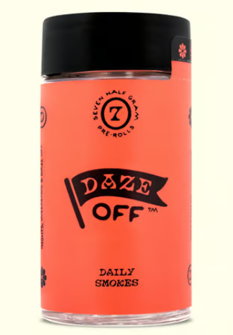 Photograph of product: Pre-roll Pack - Daze Off - Total Absorption (I) - 3.5g 7pk