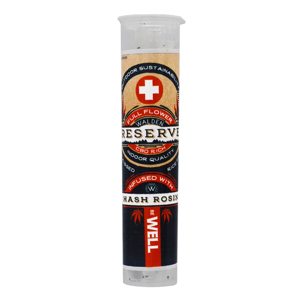 Photograph of product: Pineapple Ice Cream 1:1 CBD Infused Pre-Roll 2-pack | 1g (DOH)