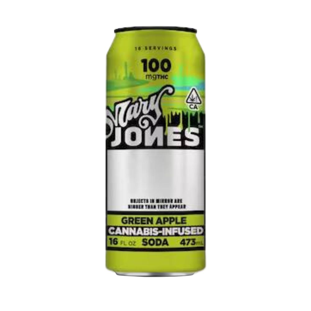 Photograph of product: Mary Jones | Green Apple | 100mg Soda