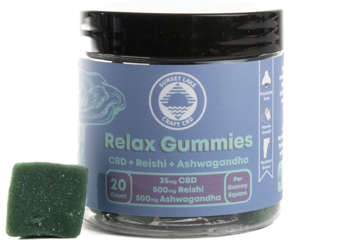 Photograph of product: SL CBD | Relax Gummies 20pk CBD + Reishi + Ashwagandha