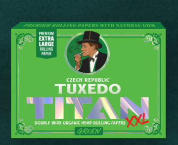 Photograph of product: Tuxedo | Titan Hemp Papers | Double Wide
