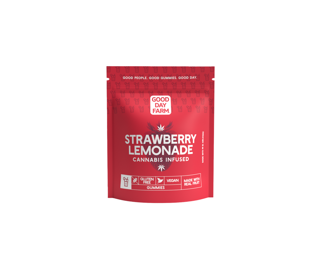 Photograph of product: GDF: Gummies | Strawberry Lemonade | 100mg | 11pk