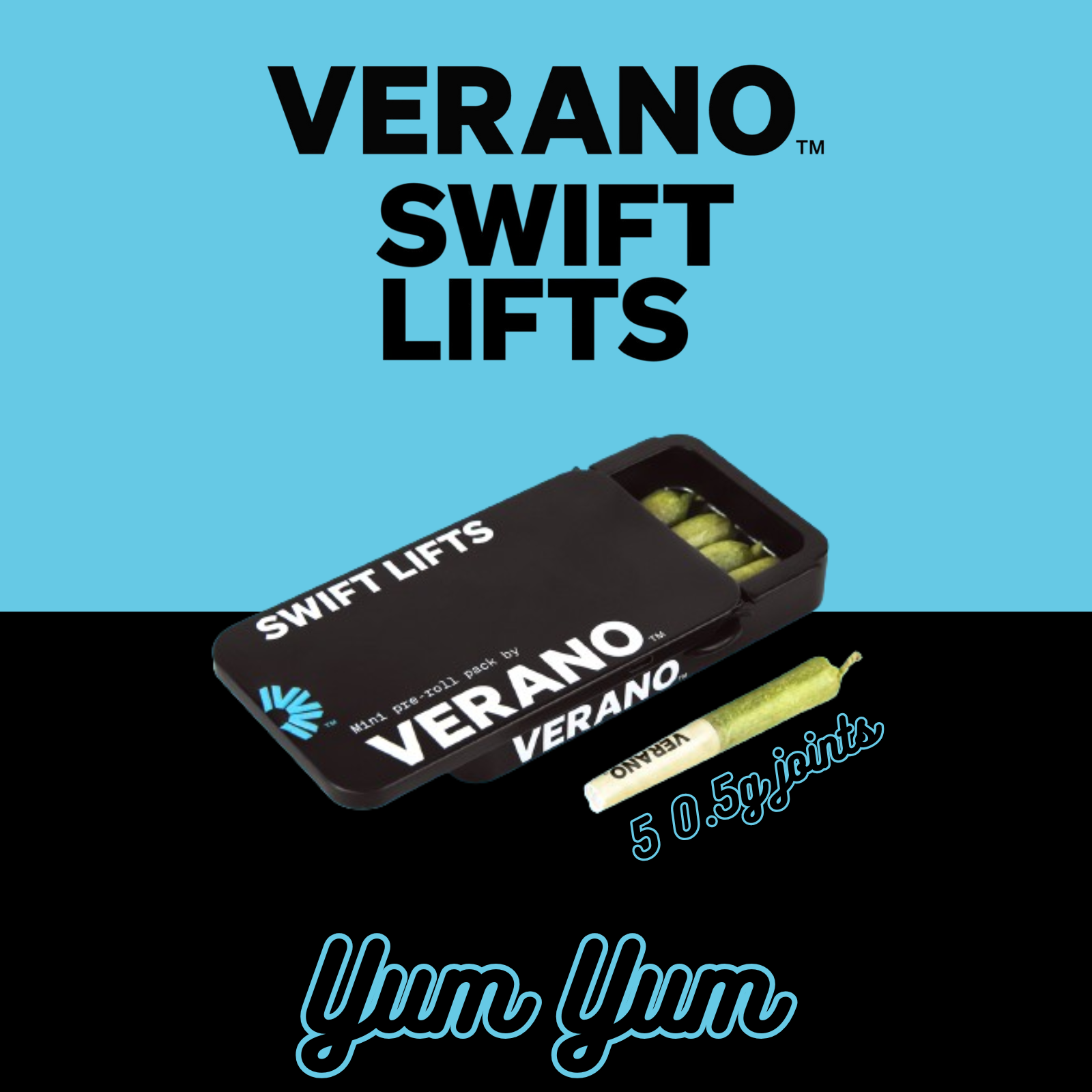 Photograph of product: Verano Reserve Swift Lifts (5pk) | Yum Yum (Hybrid)