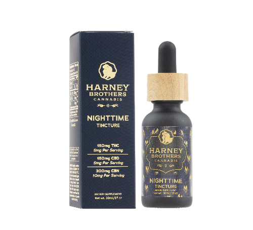 Photograph of product: Oral Liquids | Harney Brothers | Nighttime Tincture | 150mg TH-oui | 150mg CBD | 300mg CBN