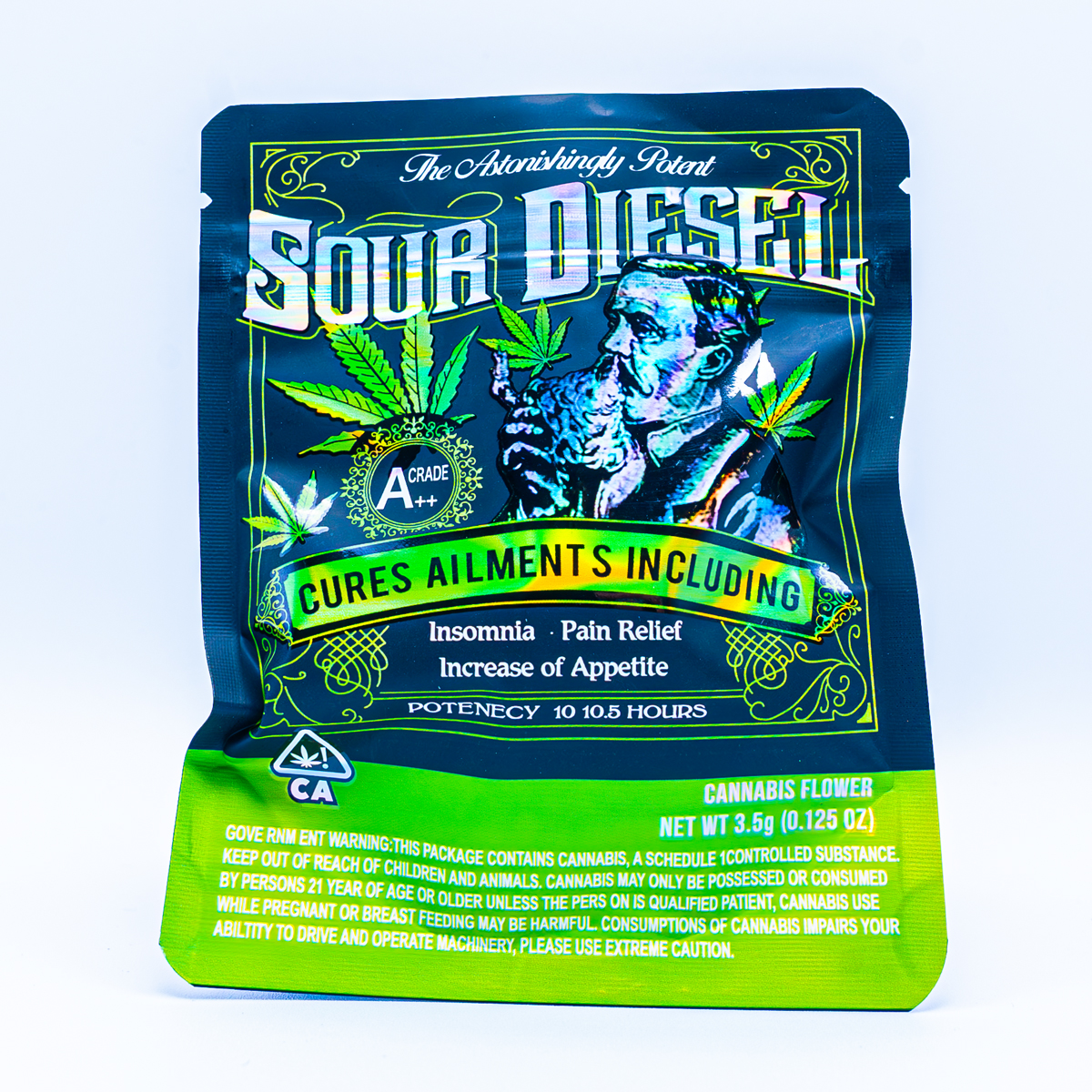 Photograph of product: Cali Packs | Sour Watermelon Chews | 3.5G Bag