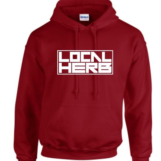 Photograph of product: Local Herb Official Hoodie Red XL - 