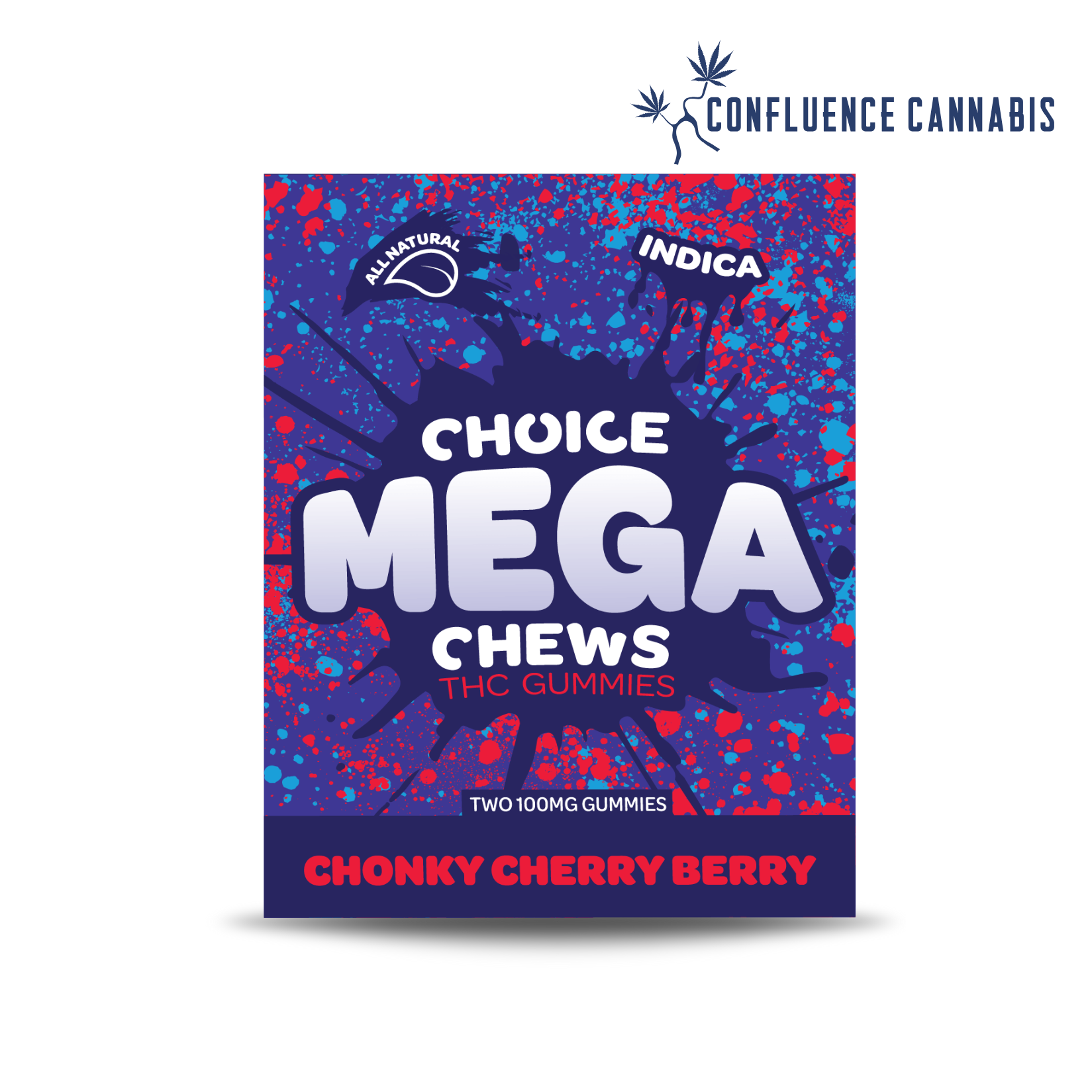 Photograph of product: Chonky Cherry Berry Mega Chew 2 Pieces