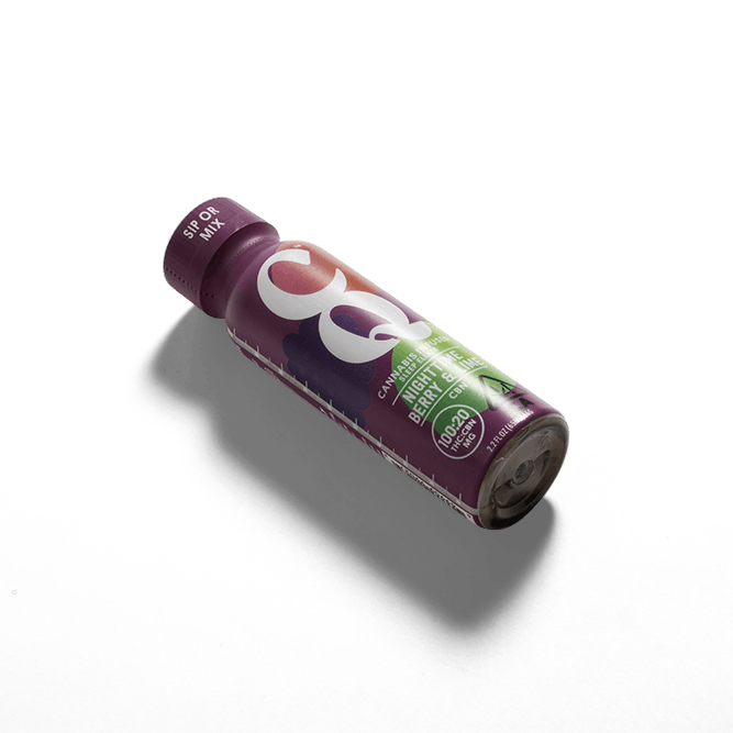 Photograph of product: Oui'd Quencher - Berry Lime Nighttime 100MG w/CBN 2oz