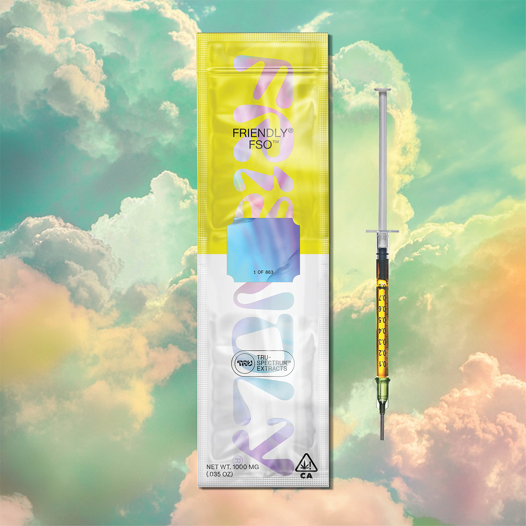 Photograph of product: Giraffe Puzzy 1g Nucleus Cured Resin Applicator - Friendly Brand x L.A.F.F.