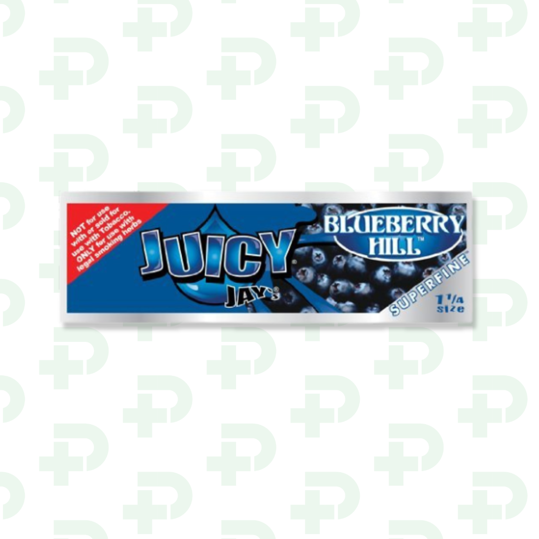 Photograph of product: Juicy Jay's Superfine 1 1/4 Papers - Blueberry Hill