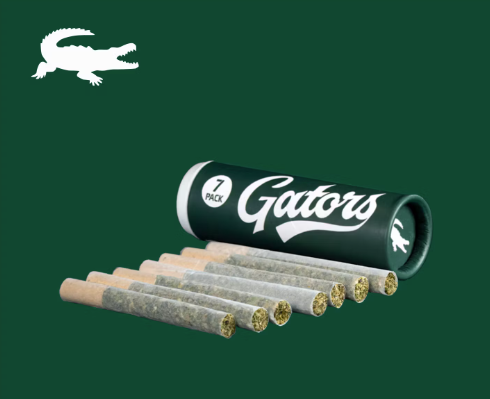 Photograph of product: Gators | 3.5g | Pre-Roll 7 pk | Gators