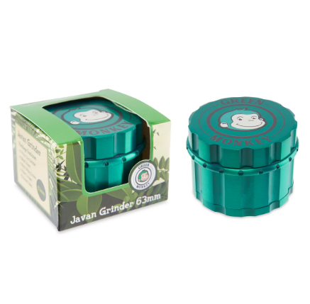 Photograph of product: Grinder | Green Monkey Javan | 63mm | Green