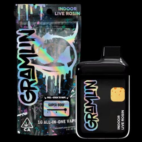 Photograph of product: Super Boof 1g Live Rosin All-In-One - 