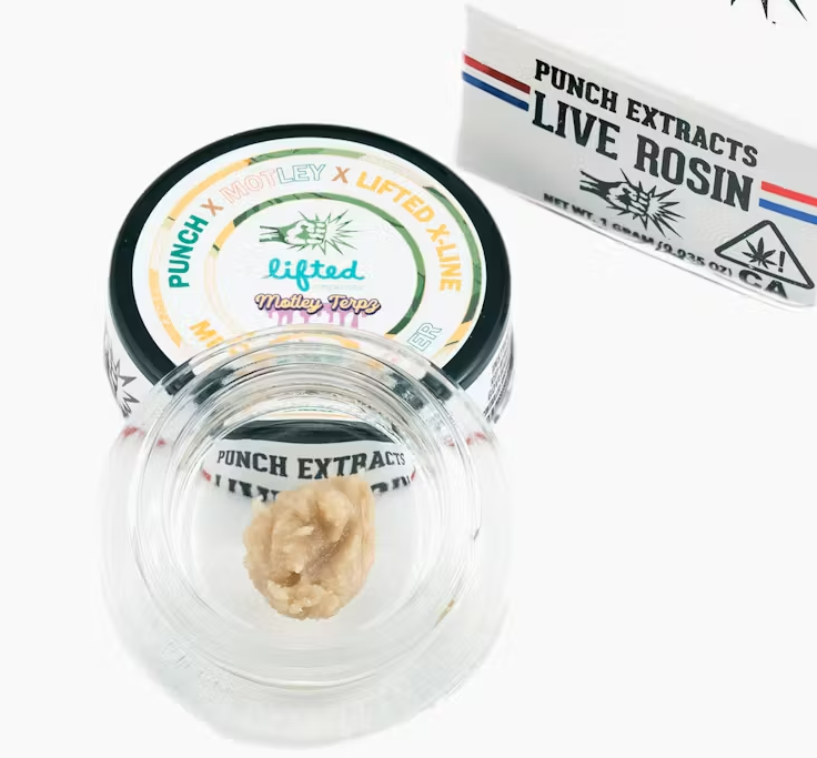 Photograph of product: Punch Extracts Melon GMO Live Rosin Badder Tier 4