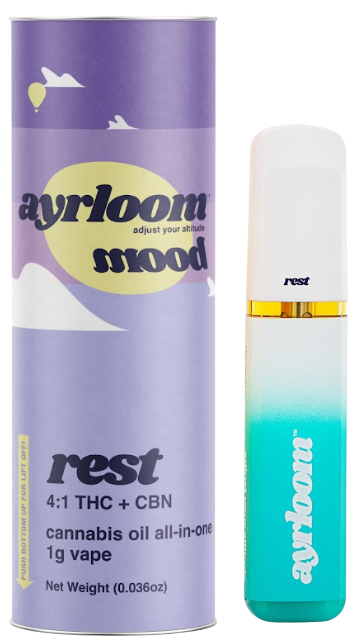 Photograph of product: 4:1 Rest - TH-oui:CBN AIO (1.0g)