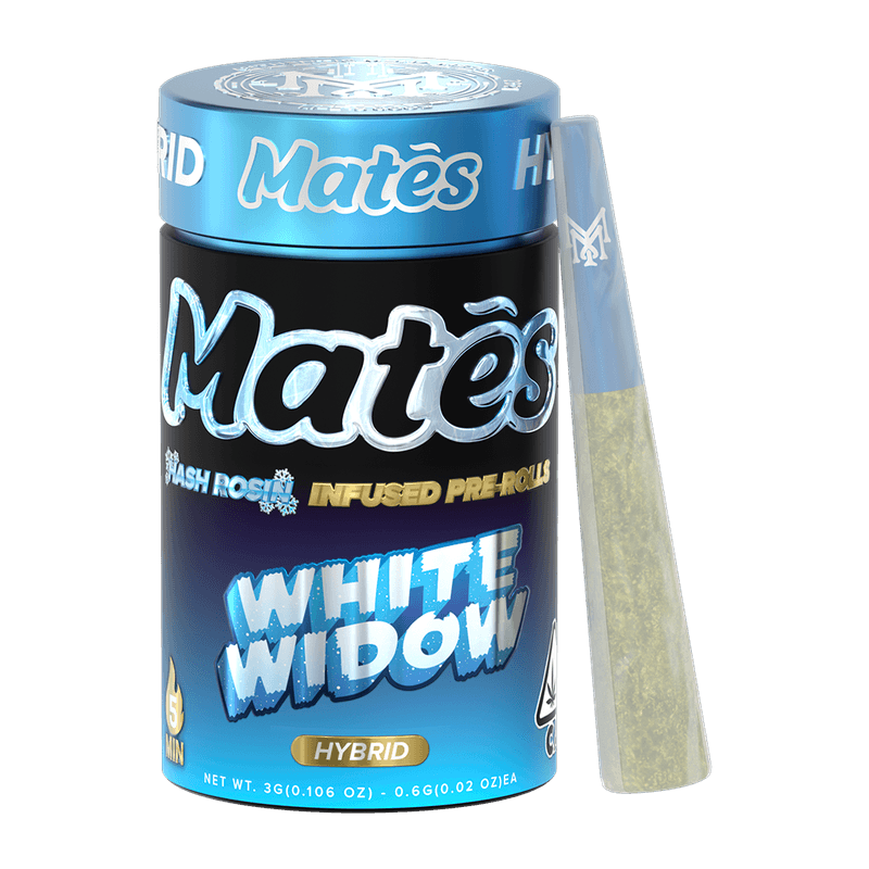 Photograph of product: MuhaMeds - 5 Pack Rosin Infused Prerolls - White Widow