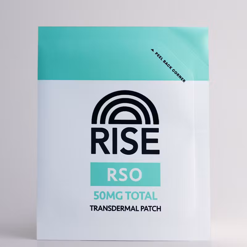 Photograph of product: Rise - Transdermal Patch - (50mg) - **RSO**