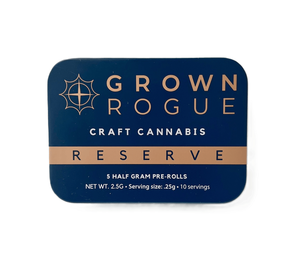 Photograph of product: Grown Rogue - Sweet Retreat - Pre-Rolls - 2.5g/5pk