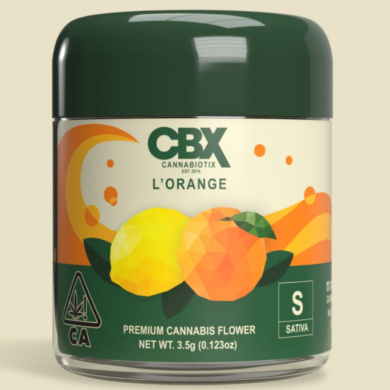 Photograph of product: L'Orange 3.5g Jar - CBX