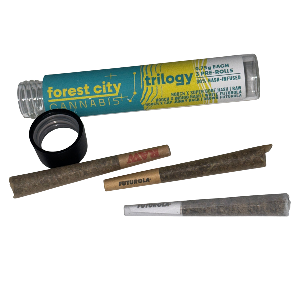 Photograph of product: Trilogy | 3PK (.75G) au chocolat Infused PreRolls
