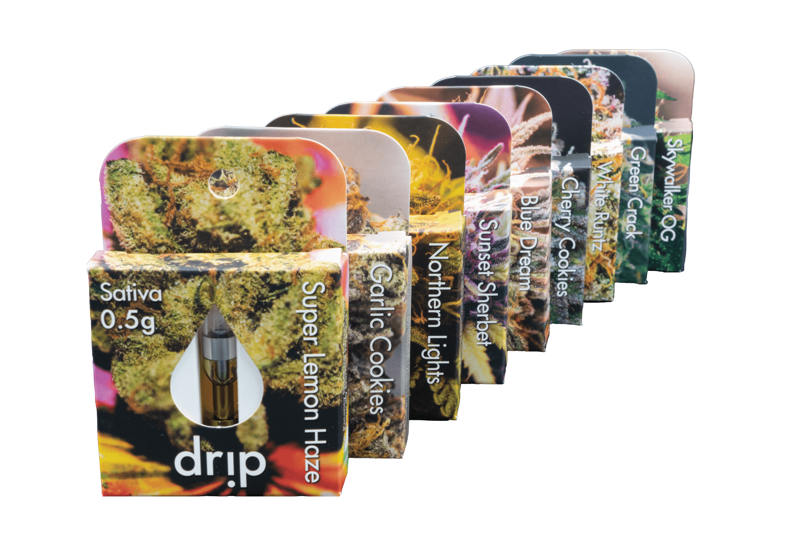 Photograph of product: 1G DRIP WHITE RHINO CARTRIDGE