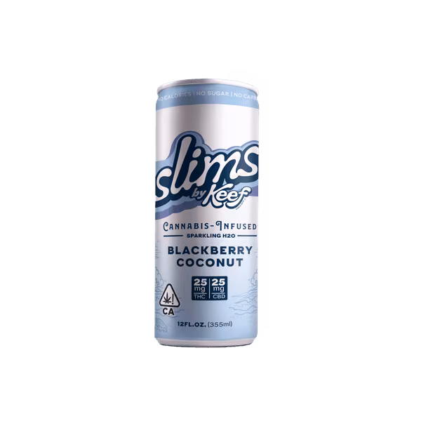 Photograph of product: 1:1 25mg Blackberry Coconut (Hybrid) Keef Slims 25mg TH-oui:CBD $11