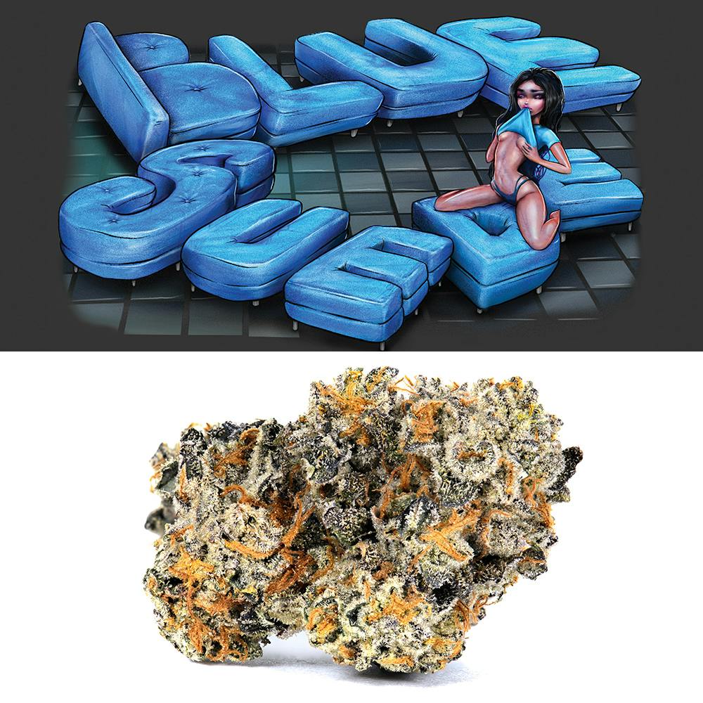 Photograph of product: Cookies / Pre-Packed / Blues Qlues - 3.5g