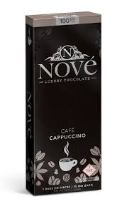 Photograph of product: Nove | Milk Chocolate | Cafe Cappuccino 100mg
