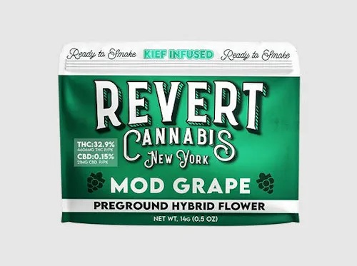 Photograph of product: Revert | Mod Grape | Pre-Ground Flower | 14g