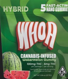 Photograph of product: Watermelon (H) Gummies 5PK 100MG - Retail