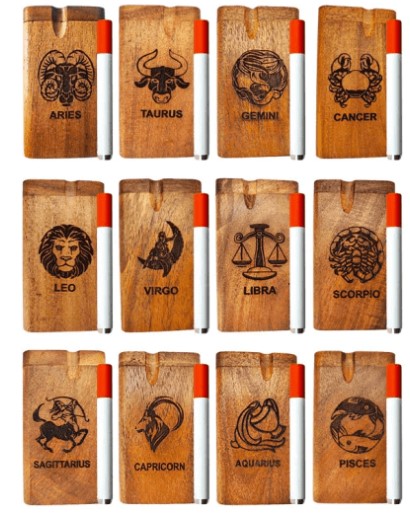 Photograph of product: Wood Dugout | Horoscope theme
