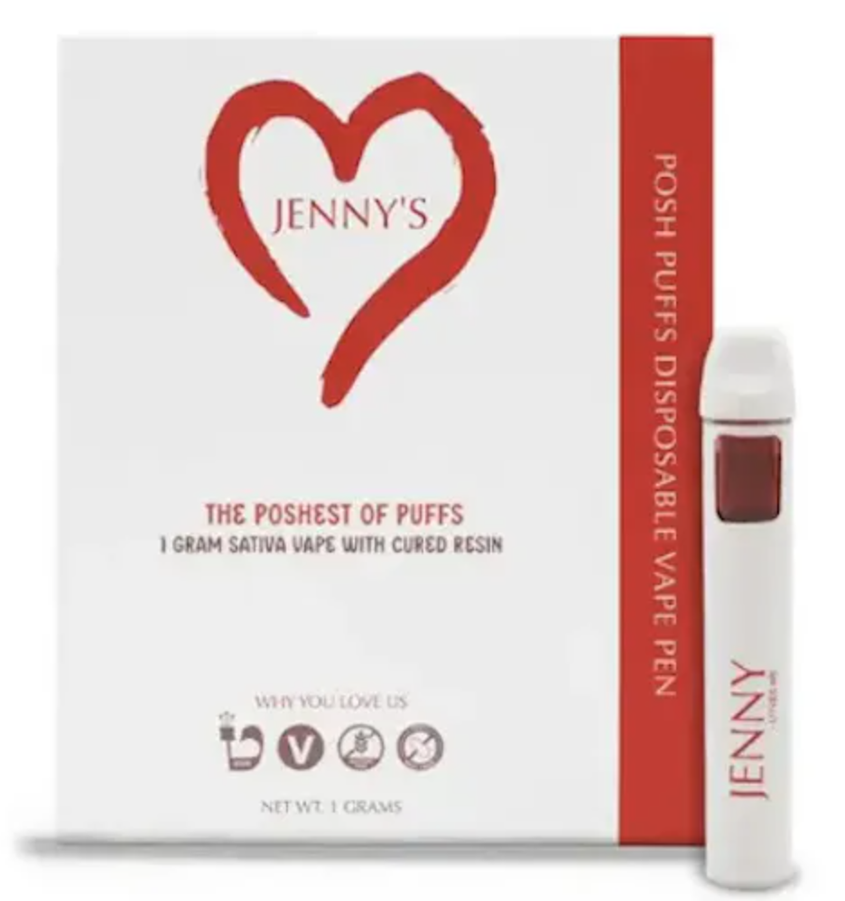 Photograph of product: Jenny's | Posh Puff | Pienapple Express | Oui'd | AIO