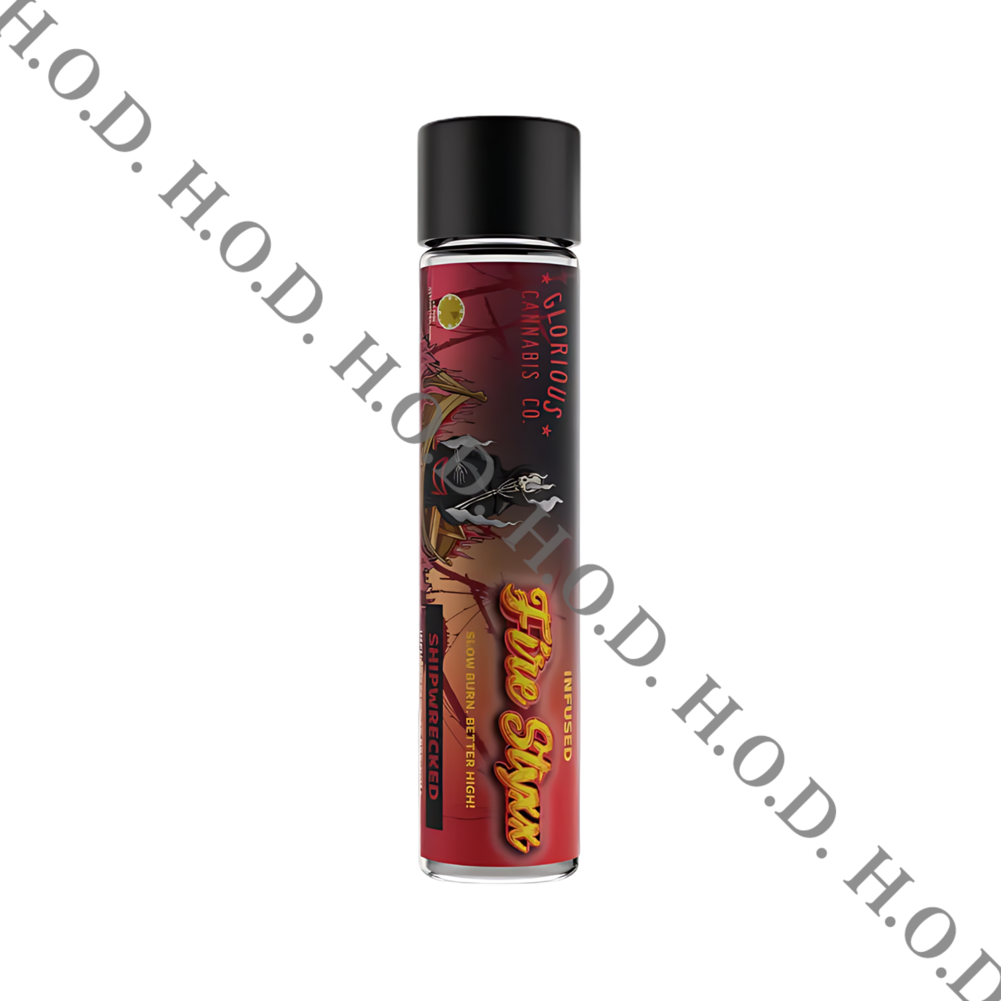 Photograph of product: Glorious Oui'd Shipwrecked Fire Styxx Pre-Roll 1g