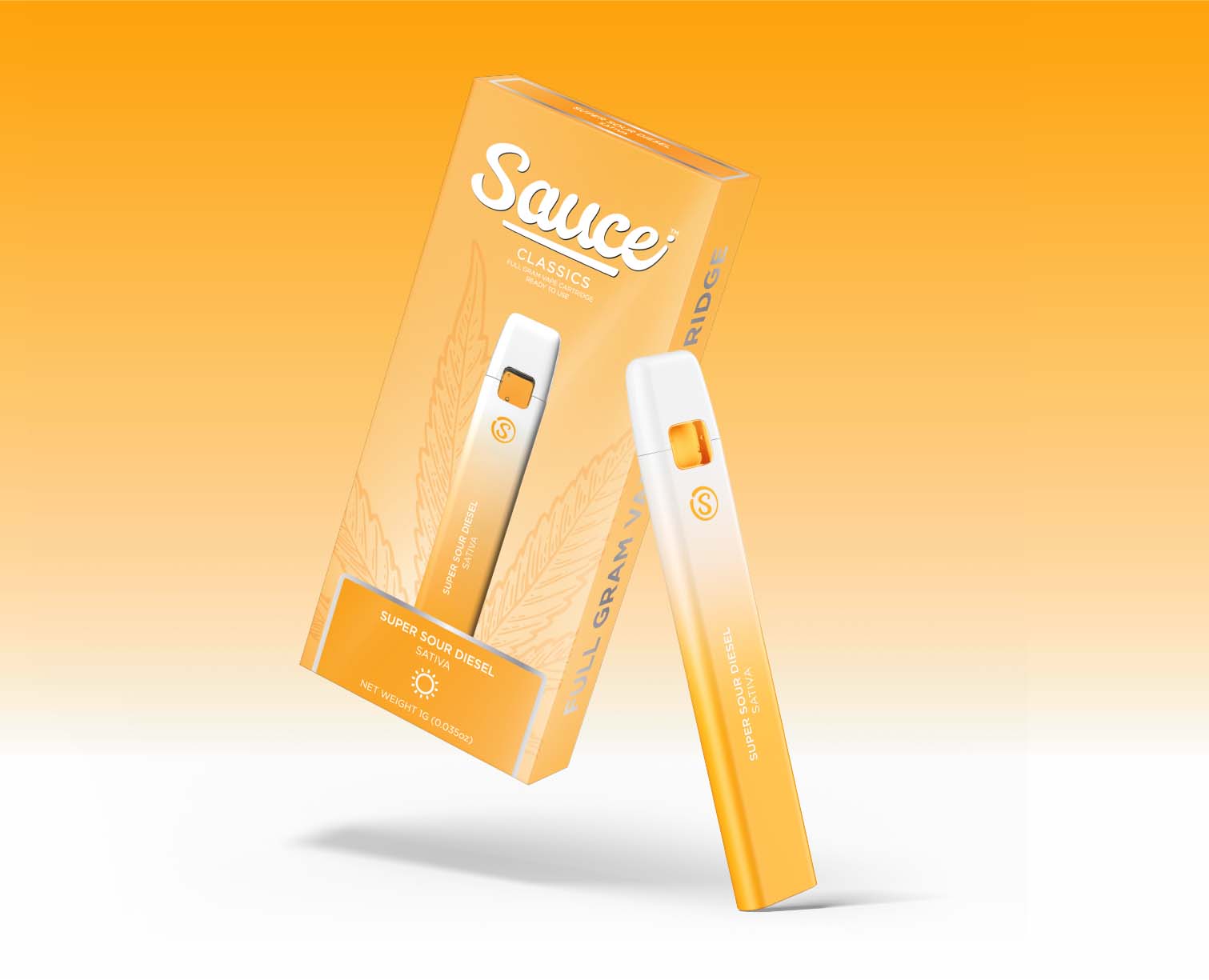 Photograph of product: Sauce Classics - Super Sour Diesel Oui'd - Disposable