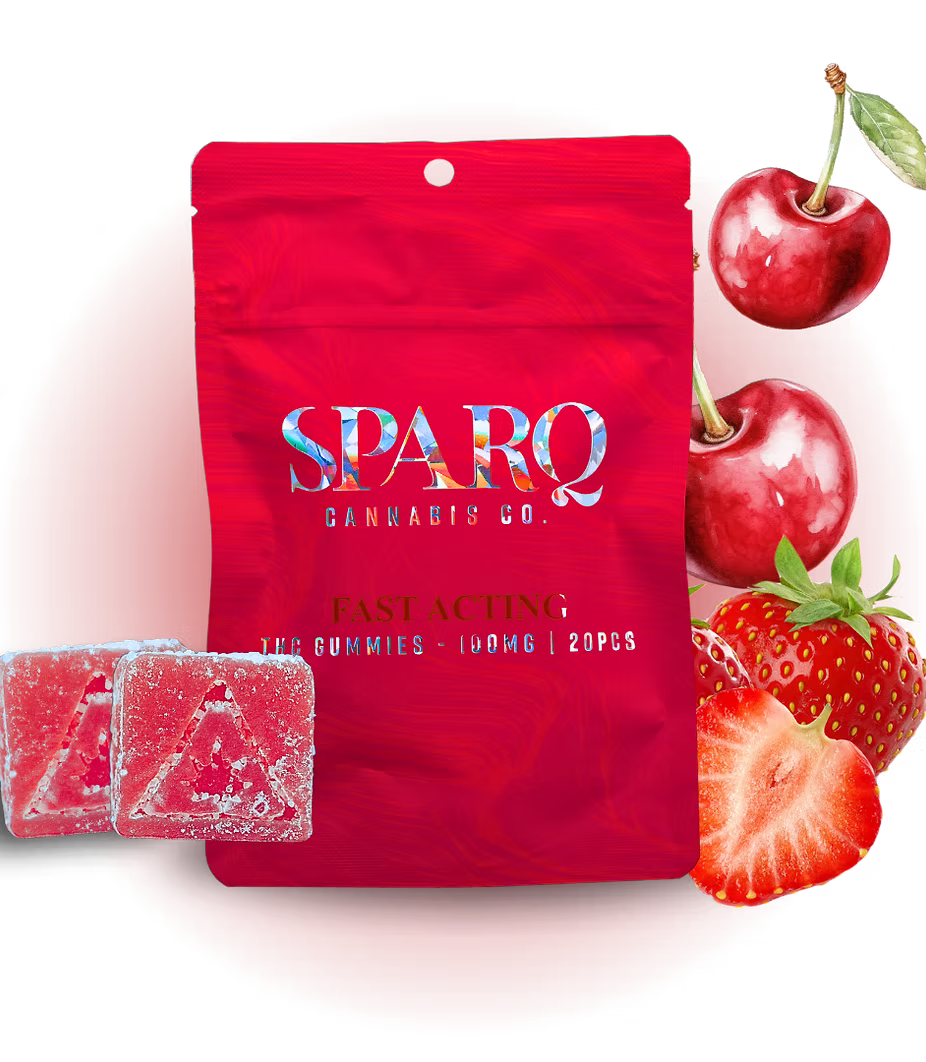 Photograph of product: Cherry Berry Fast Acting Gummies | 20pk