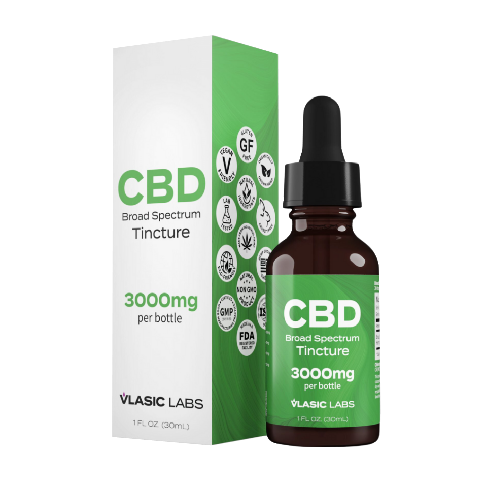 Photograph of product: Vlasic Broad Spectrum Drops 3000mg CBD